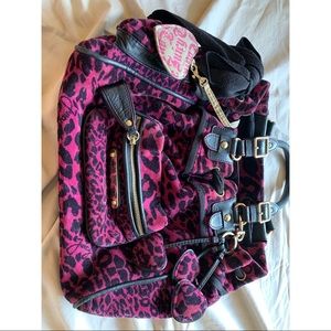 Authentic Juicy Couture Pink Leopard Purse
